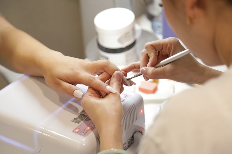 Expert nail enhancement work